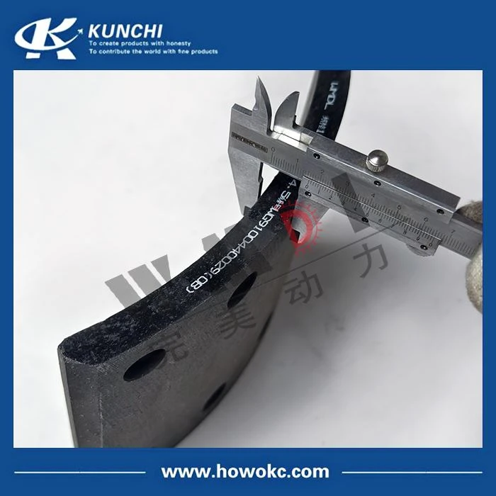 8 holes brake lining thickness